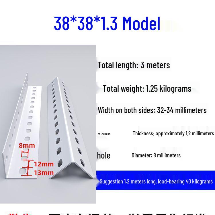 Adjustable Stainless Steel Angle Iron Shelf Rack
