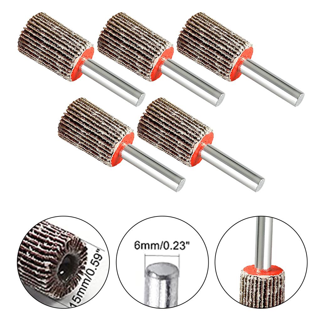 15mm Lamellenschleifscheiben Schleifscheibe Hochgeschwindigkeits-Schleifen Kompatibel mit mehreren Werkzeugen Hohe Schleifeffizienz Hohe Geschwindigkeit