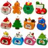 6 Stück Kawaii Weihnachtsmann Schneemann Squishy Stressabbau Spielzeug für Weihnachtsfeier Gastgeschenke Klassenzimmerpreise Gästegeschenke Goodie-Füller