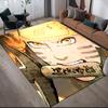 Naruto Anime Square Area Rug, Non-Slip Floor Mat for Bedroom, Perfect Gift for Anime Fans.chl