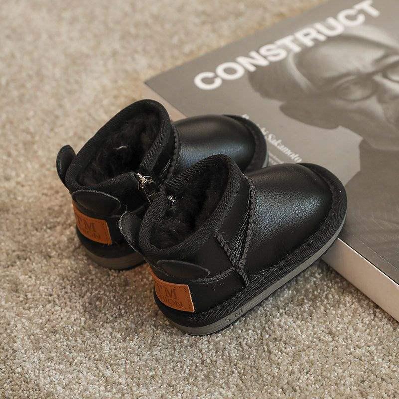 

Kids Winter Cotton Snow Boots: Warm, Versatile Toddler Shoes for Boys & Girls, Trendy & Short, 2026 Collection 21 - Insole 14.5cm