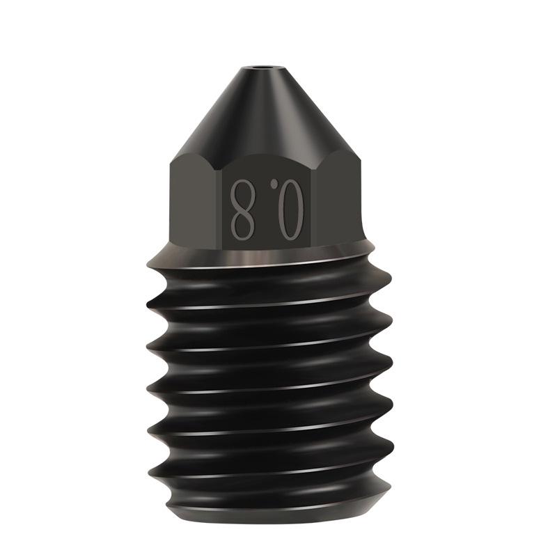 P1P 3D Printer Hotend: Hardened Steel Brass Nozzle for High-Temperature Printing