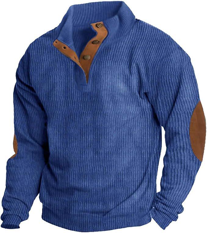 

Men s Corduroy Casual Stand Collar Jacket - New Autumn/Winter Collection S