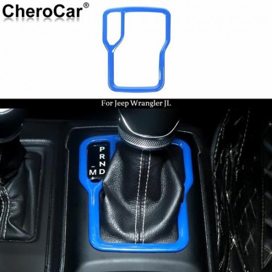 Gear Shift Panel Trim Cover Frame Bezel Decor Inner Parts for Jeep Wrangler JL B