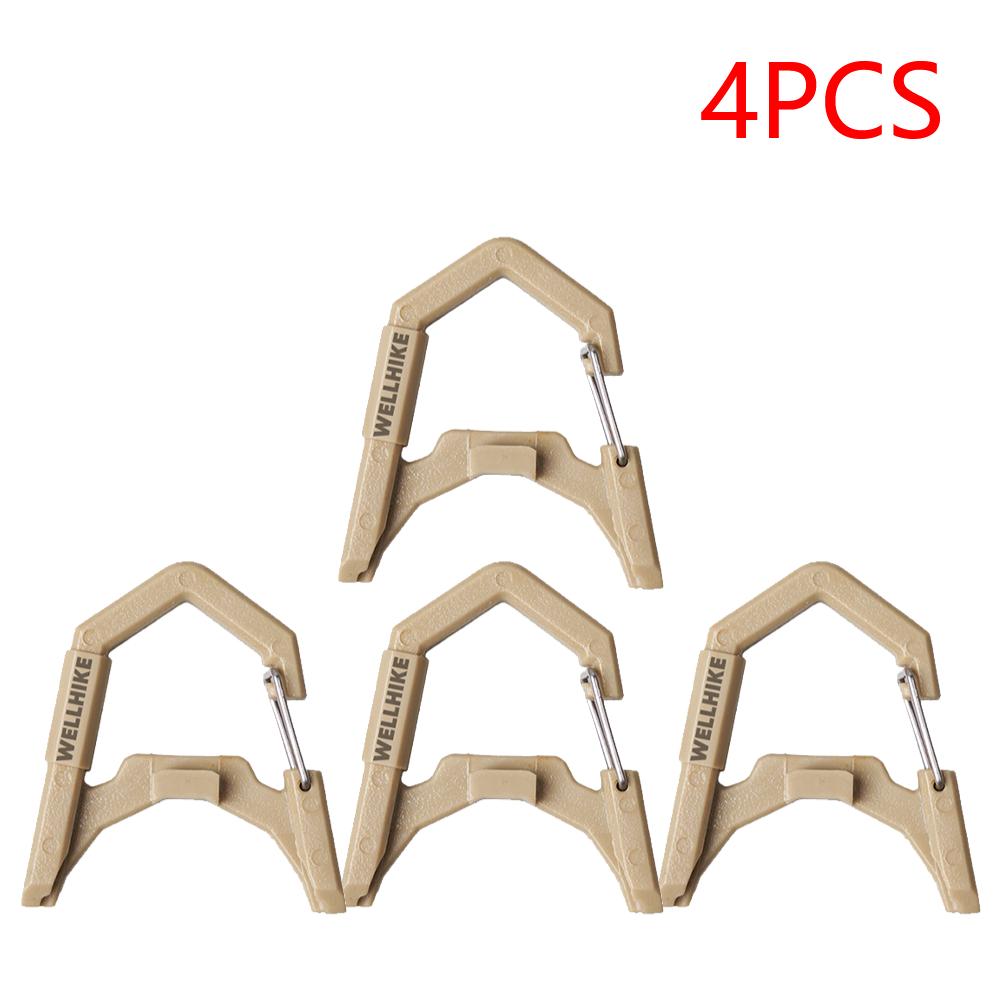 3-10PCS Camping Light Hook Camping Lantern Hanging Buckle GZ Lantern Spring Buckle for Outdoor Camping Fishing