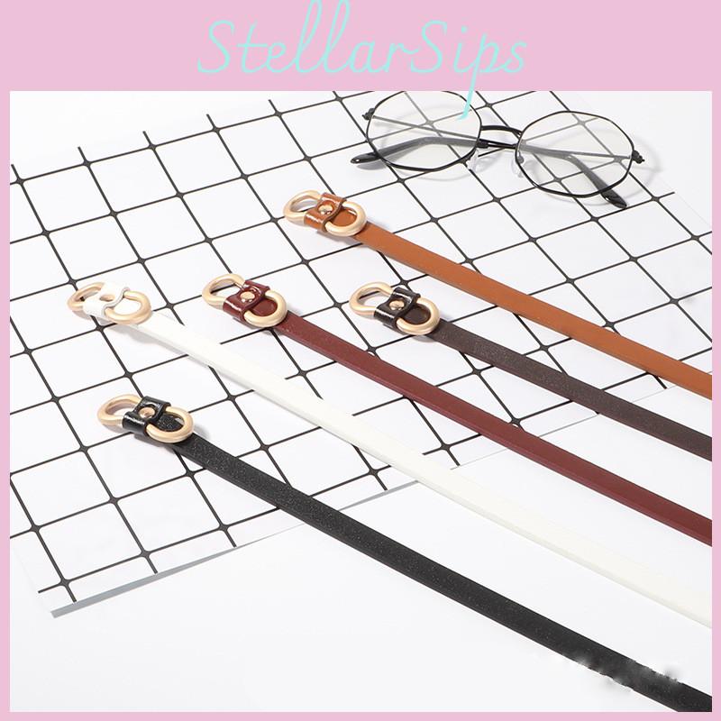 Stylish Women's Slim Waist Belt In Pu Leather With Vintage Design For Summer Outfits