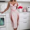 Underwear Lingeriesexy Sweet Floral Suspenders Pajamas Women's Pajamas Loungewear Lace Dress