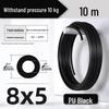 Zhuo Ji 8mm High-Pressure Transparent PU Air Hose for Air Compressors (Sizes: 4/6/10/12/14/16)