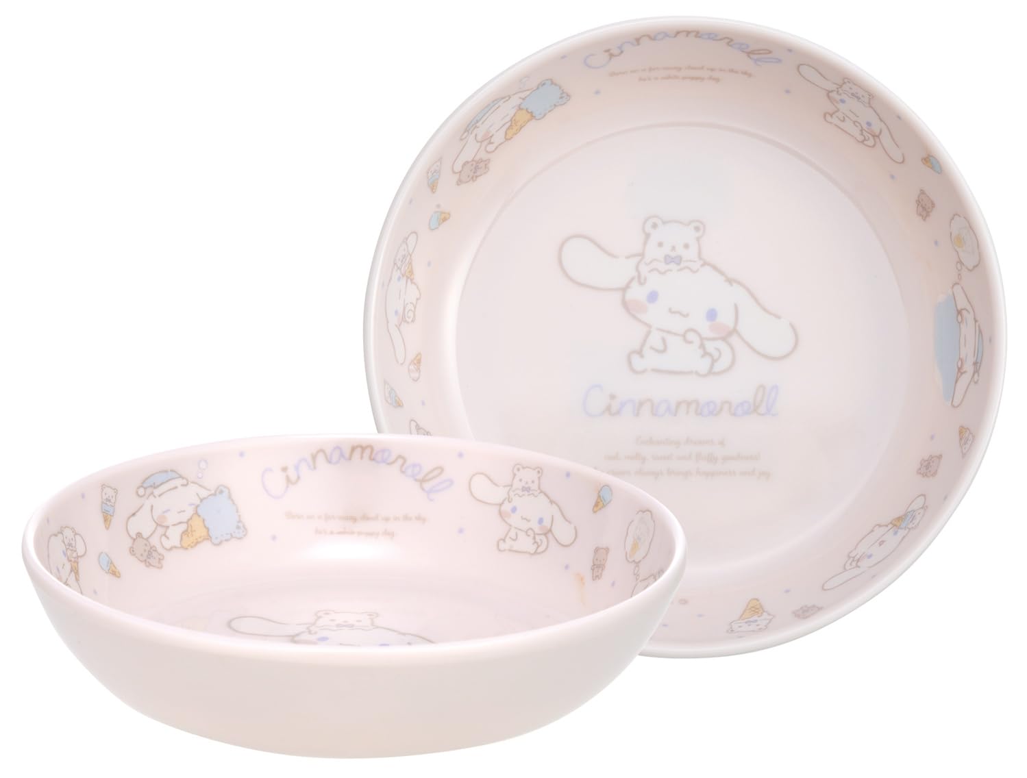 

Skater Melamine Small Sanrio Cinnamoroll MBL3P Bowl, 13cm, Children s Tableware, Design, Natural,