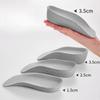 Arch Support Height Increase Insoles Half Pads Orthopedic Breathable Memory Foam 7 Points Lifts Shoe Pads Flat Feet Support