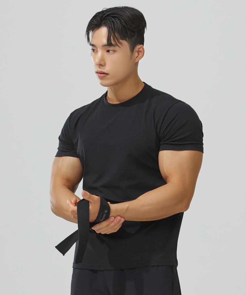 Beullaegmonseuteopis Plain Muscle Fit Modal Short Sleeve T-Shirt (4 Colors)