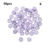 50pcs 4 Holes Mini Buttons for Doll Clothes Round Candy Color Plastic Buckles DIY Doll Bag Sewing Handmade Doll Accessorie
