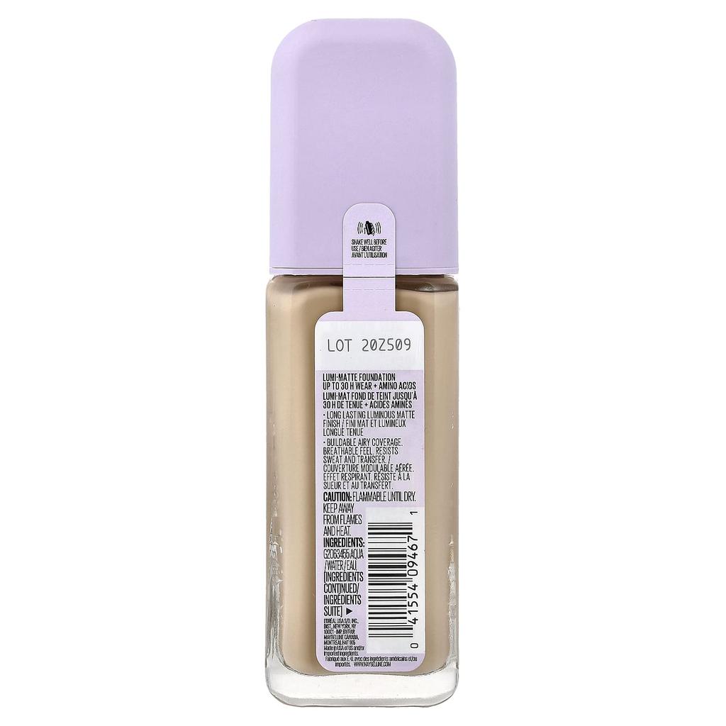 Maybelline, Super Stay, Lumi-Matte Foundation, 110, 30ml (1 fl oz)