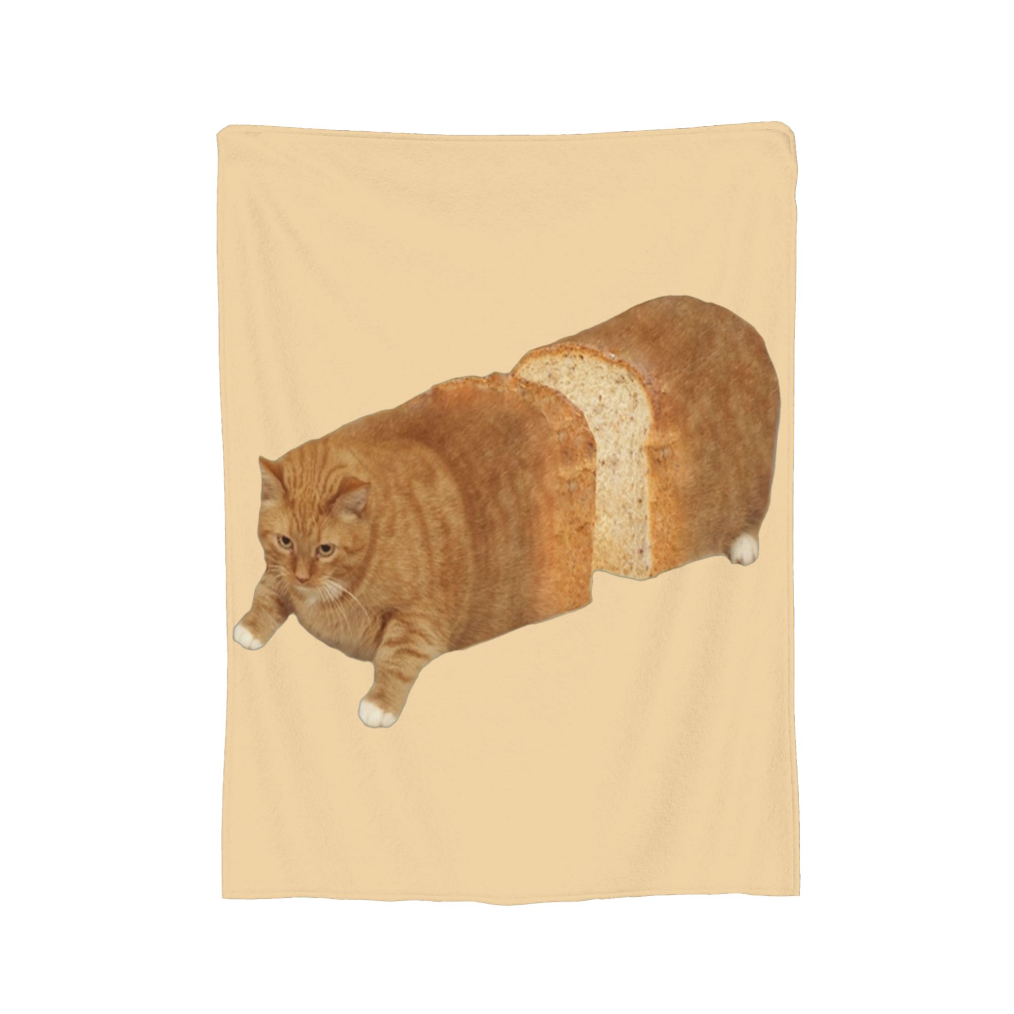 

Cat Loaf Meme Blanket Fleece Spring/Autumn Multifunction Warm Throw Blankets for Bedding Travel Bedspreads 75x90cm