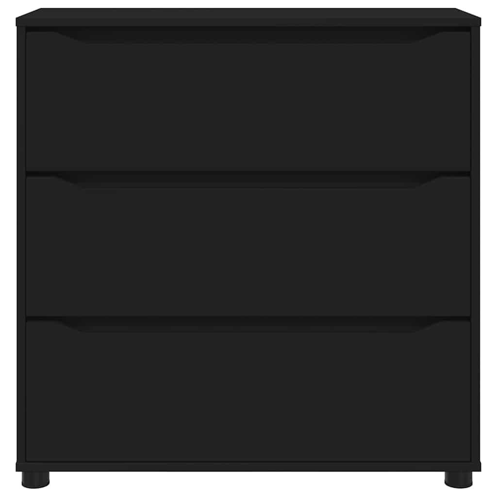 Storage Cabinet Black 80 x 31 x 81 cm Particleboard