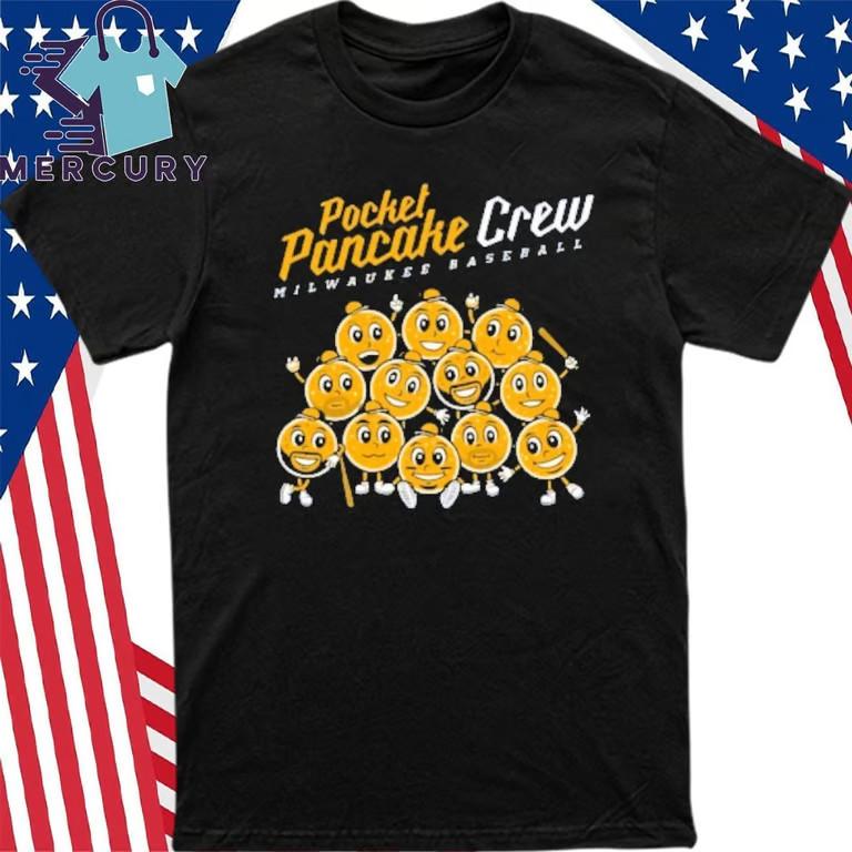 Brewers Pocket Pancake Crew Baseball T-Shirt Unisex T-Shirt XL