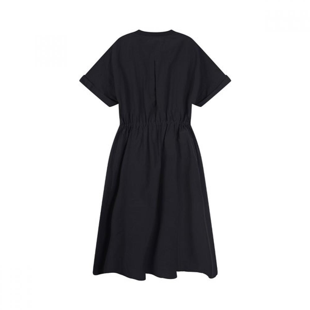 Lap Drawstring Long Dress As2wo463