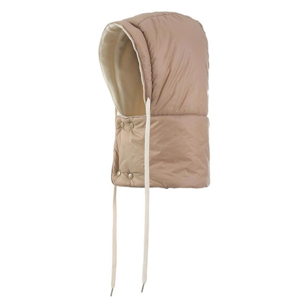 

Утепленная зимняя теплая шапка, ветрозащитная шапка с защитой ушей, повседневный комплект шапки и шарфа, унисекс хаки