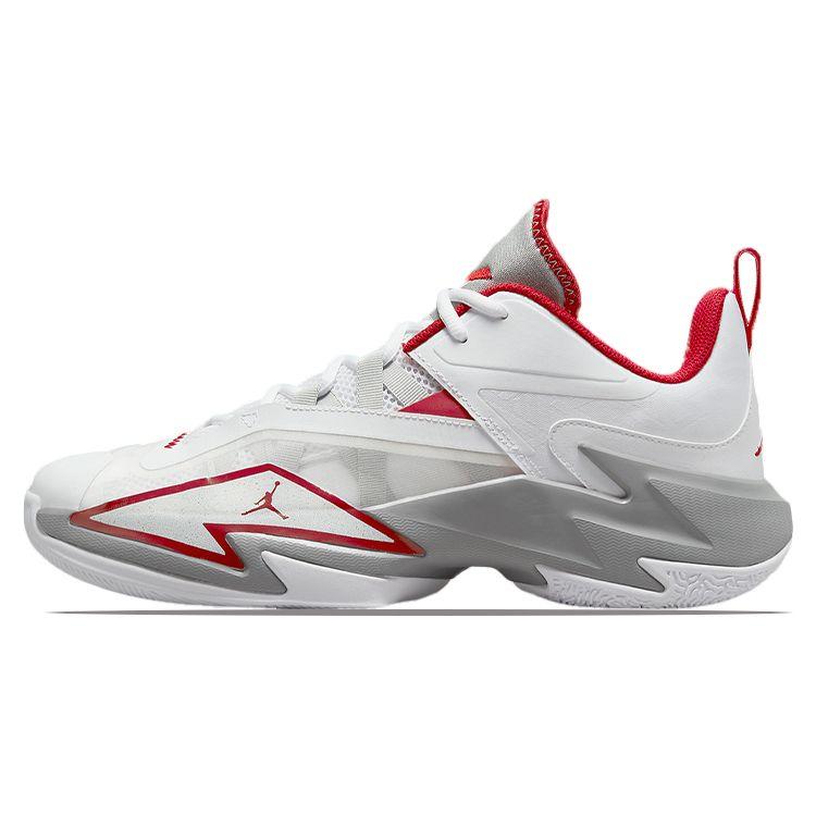 

Air Jordan Westbrook One Take 3 Mens White Light Smoke Grey Gym Red DC7701-100 EU 44