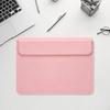 Laptop Sleeve 15 16 inch Dust Cover Carrying Case Business Adjustable Stand PU Leather