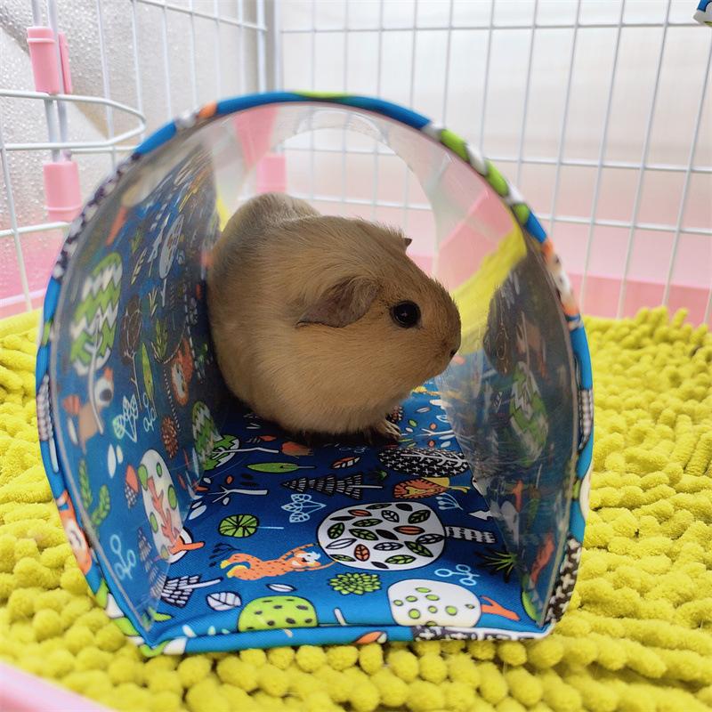 Hamster Hugger Dutch Rabbit Guinea Pig Tunnel Hiding Tent Nest All-Season Small Pet Concealed Passage Nest