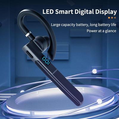 X6 Bluetooth 5.3 Business Earphone Waterproof Ultra Long Standby Noise Reduction Headphone HD Calls Wireless Headset with Mic for Smart Phone