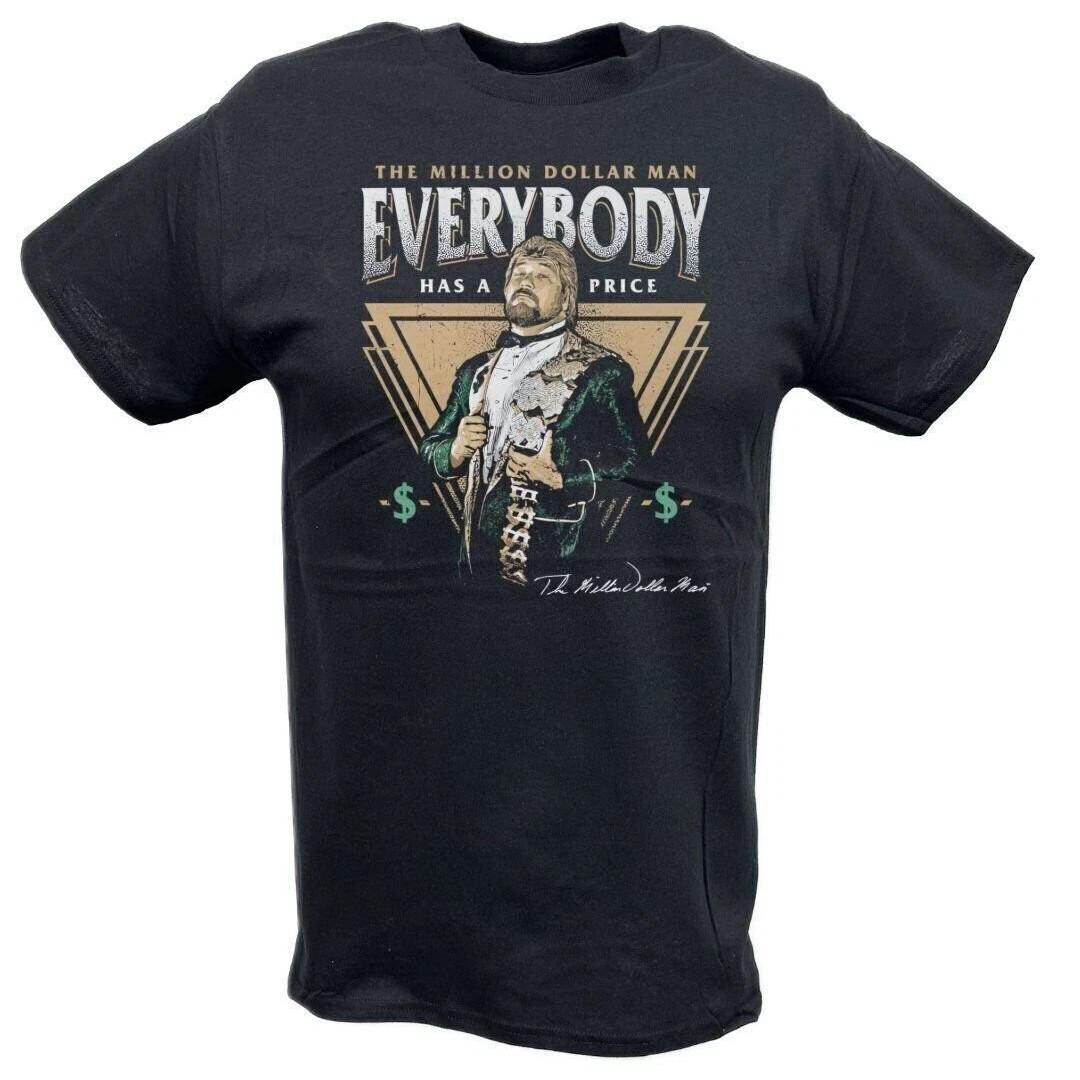 Ted DiBiase Everybody Has A Price Black T-shirt XXXL