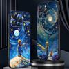 Anime The Little Prince  Phone Case For iPhone17 16 16e 15 14 13 12 11 Plus Mini Pro Max Soft Black Shockproof Cover