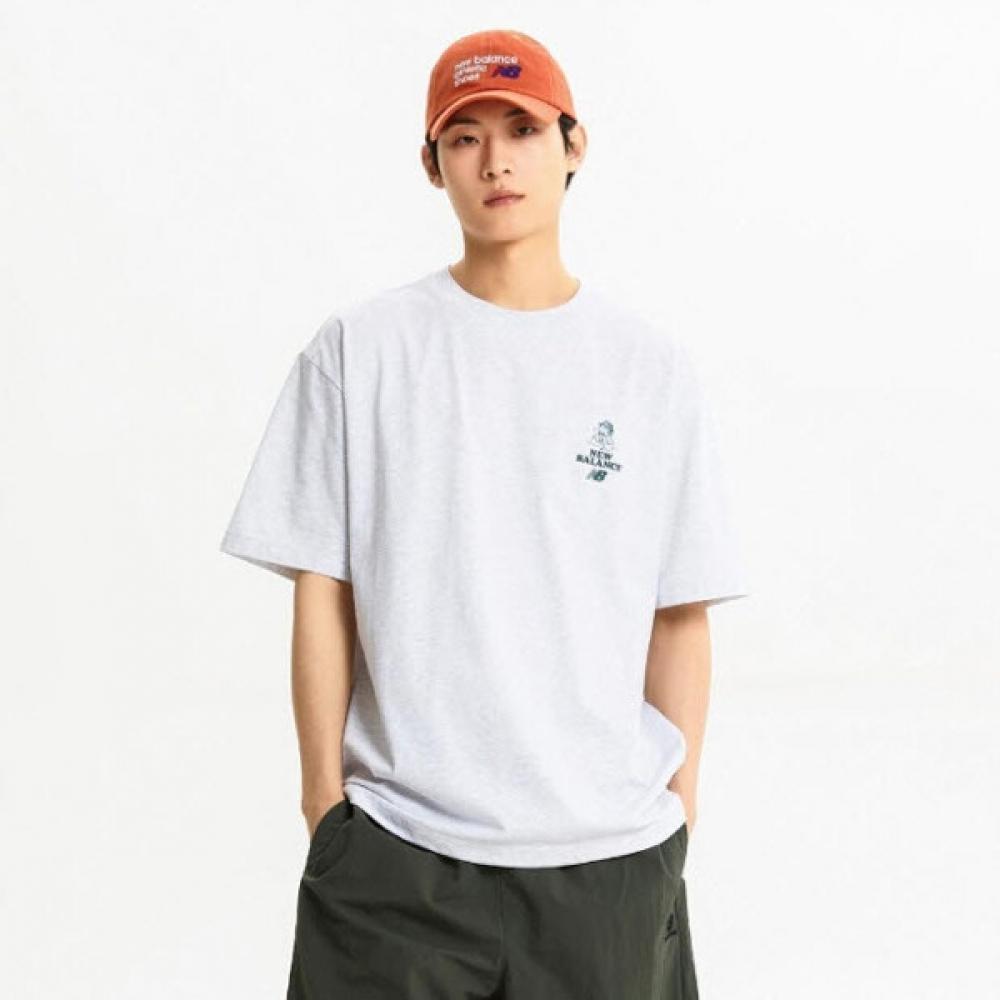 

New Balance Short Sleeve Tee Lqj Nbnee21523 16 Uni Nb Boy Boston Short Sleeve Tee 100