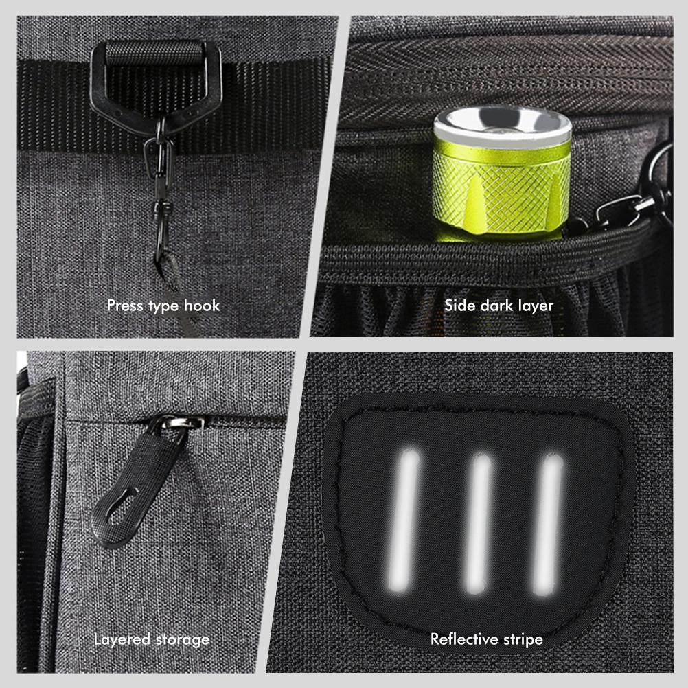 Bike Bag Waterproof Bike Handlebar Bag Scooter Bike Basket Bike Front Bag Cycling Pouch for MTB Mountain Road Bikes