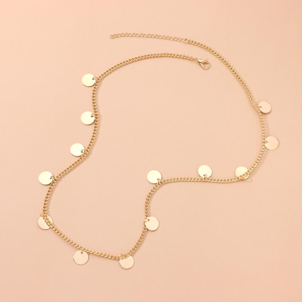 Headdress Wholesale, European and American Trendy Metal Fringed Chain Sequined Headband, Hair Accessories Direct Sales