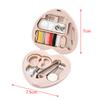 Portable Travel Mini Sewing Kit Buttons Pins Storage Boxes Handmade Diy Sewing Tools Scissor Thimble Needle Threads Box Set
