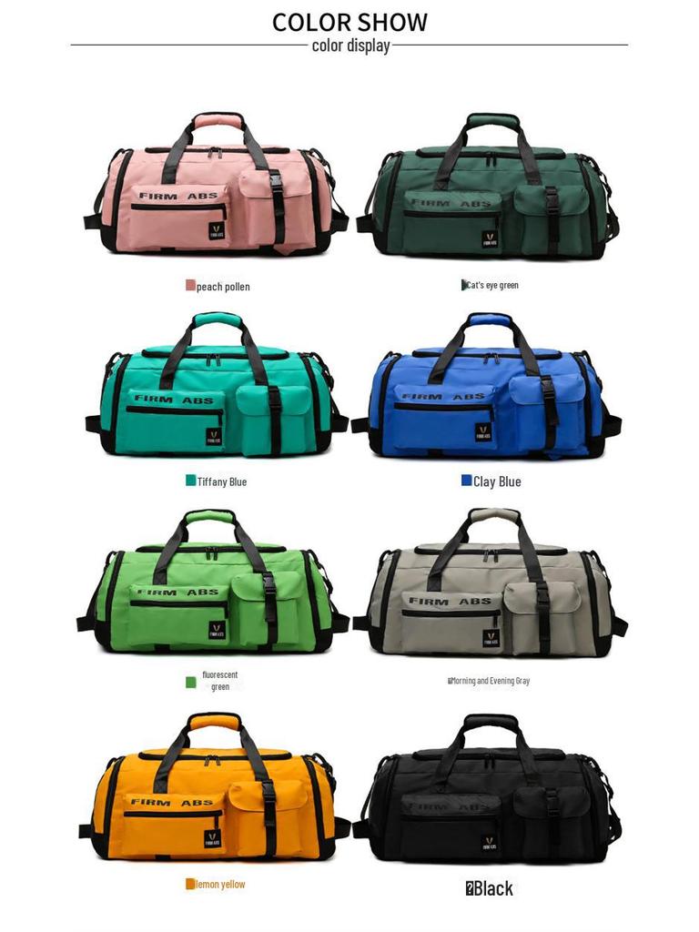 Multifunctional Travel Backpack: Men's and Women's Large Capacity, Work and Fitness Bag with Dry/Wet Separation