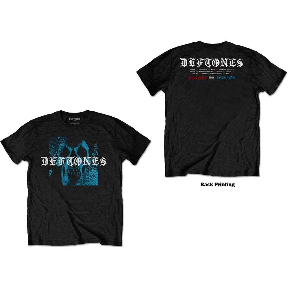 Deftones Static Skull T- Black New Unisex T-Shirt XL