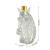 Handcrafts Glass Horse Head Liquor Bottle Wine Decanter Bourbon Dispenser For Gifting and Daily Use Collector Gift
