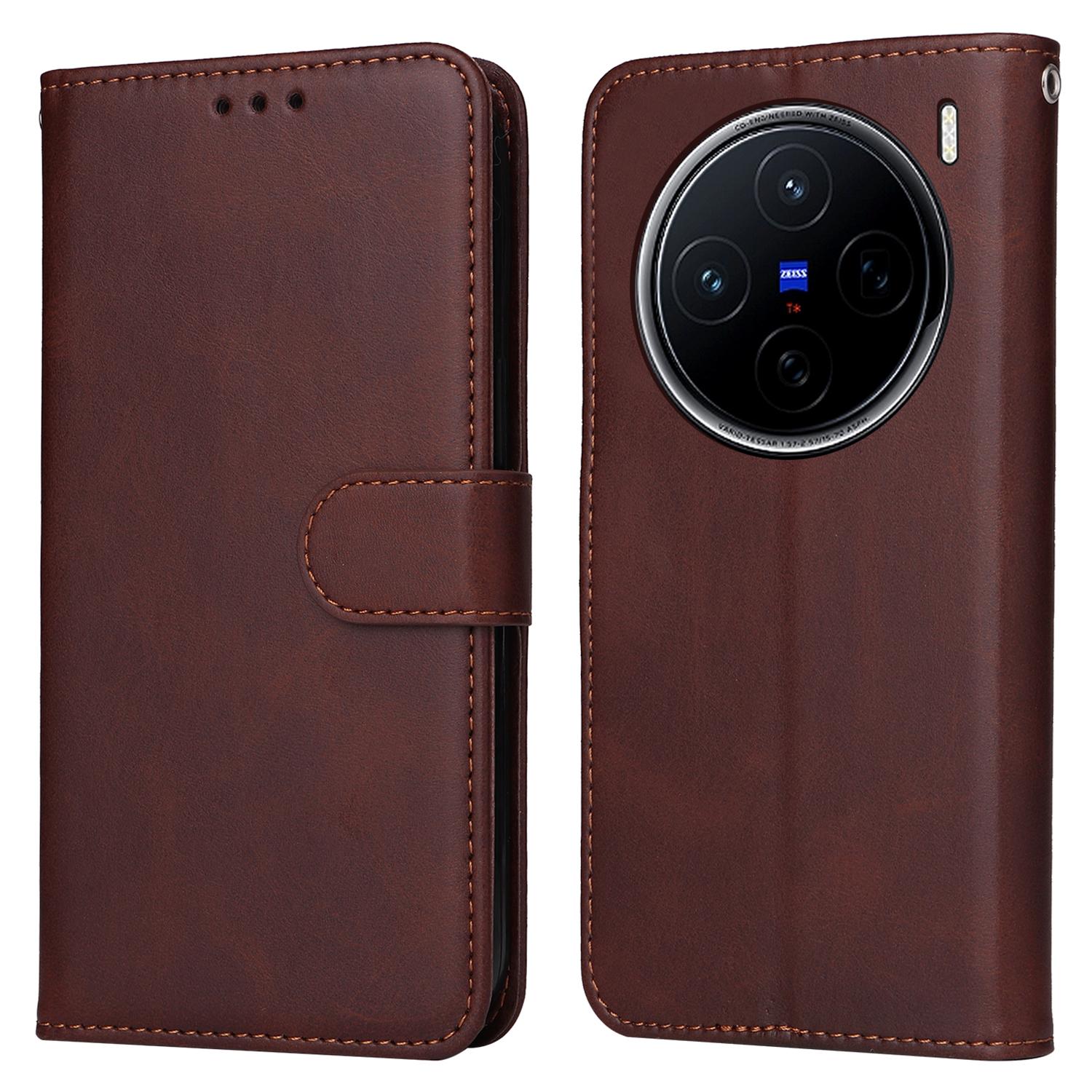 

For vivo X200 5G Case Wallet PU Leather Folio Flip Phone Cover B