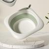 Folding Face Basin Plastic Collapsible Dishpan Baby Tub Multifunctional Wash Basin for Home Camping Travel