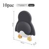 Silicone Adorable Pet Anti - collision Pads - Soft Door Stickers, Anti - collision for Fridge & Door, Penguin & Panda Designs