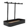Jewelry   Stand with Wooden Tray Jewelry   Hook for Necklace Bracelets Ear s   Keys Watches
