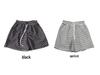 Korean Style High Waist Striped Women's Summer Sports Shorts - Casual Loose Wide Leg Mid-Length Hot Pants