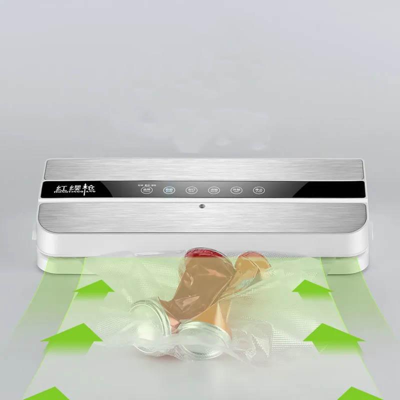 Vakum Kapama Makinesi Kuru ve Islak Çift Kullanımlı Küçük Ev Vakum Sıkıştırma Koruma Makinesi Ticari Gıda Paketleme Uygun Makine