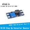 2pcs MT3608 Adjustable Boost Module DC-DC Step Up Converter Module 2A Max 2V-24V To 5V 9V 12V 28V Booster Power Supply Board