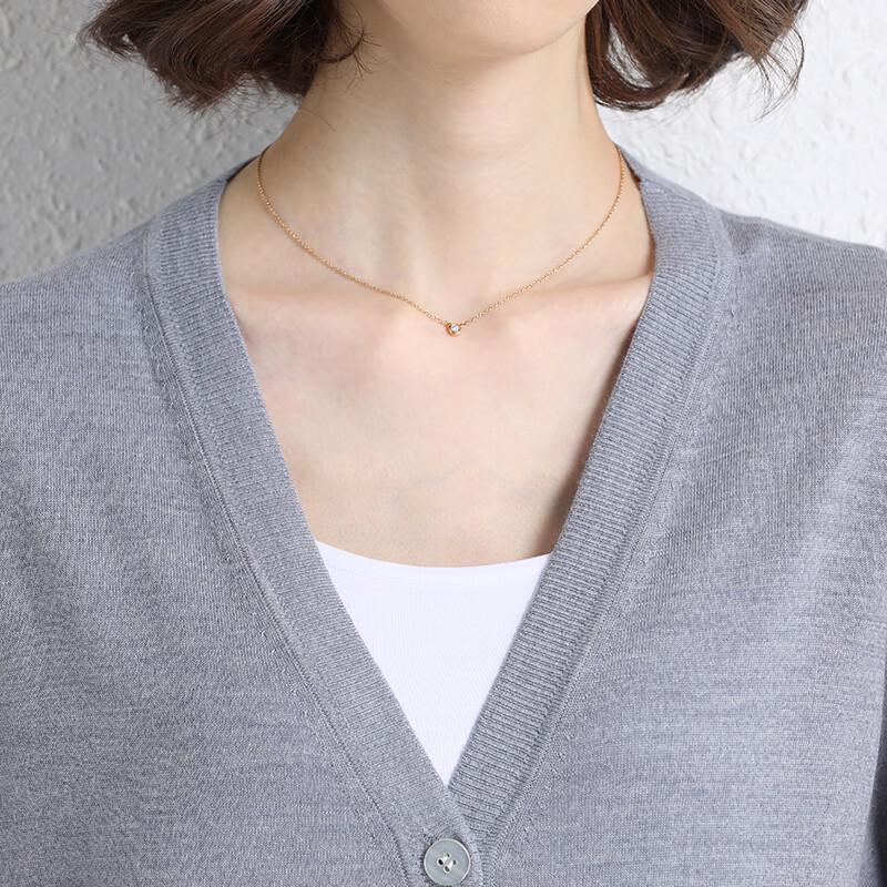 Hengyuanxiang Women's Pure Cashmere Cardigan