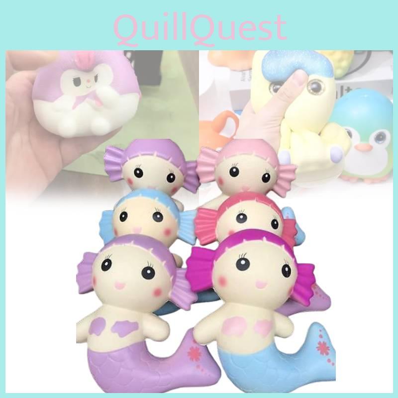 Mermaid Charm Squishy Slow Rising Soft Toy Collection Children Girls Doll Gift