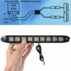 Car Daytime Running Light Accessories Auto 12V 9-LED White 6500K-7000K