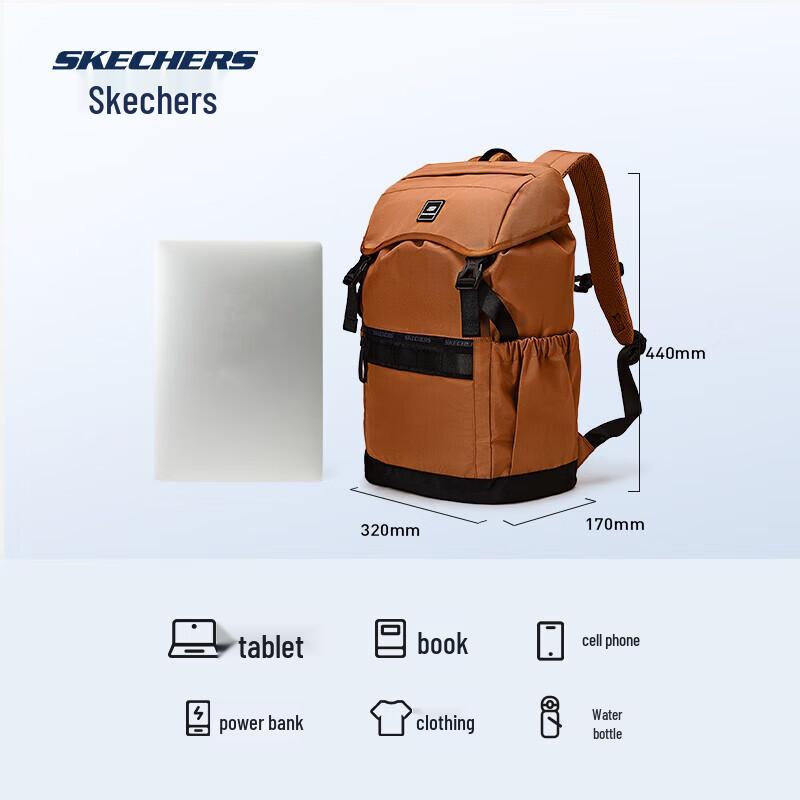 Skechers Unisex L324U038 Large Capacity Backpack