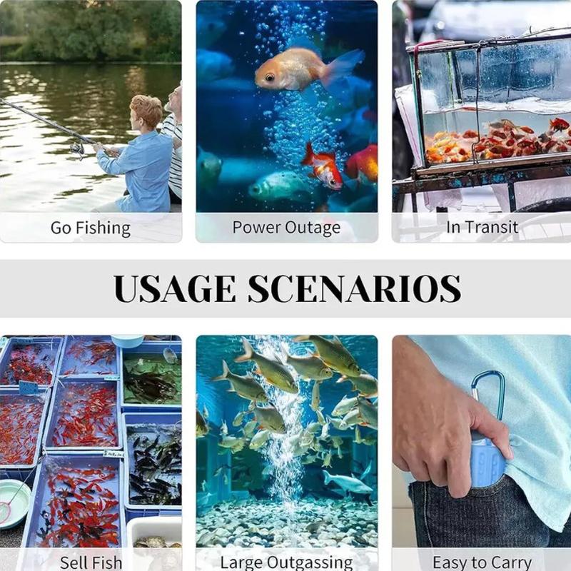 USB Oxygen Air Aquarium Pump Mini Aerator Fish Tank Silent Energy Saving Tools