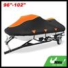 UXCELL 96"-145" (244-368cm) Husă Universală pentru Jet Ski Potrivită pentru SeaDoo Kawasaki 300D Oxford Rezistent Anti-UV Impermeabil