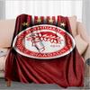Olympiacos Fc: Coperta Orgoglio Rosso e Nero Adatta per Divani, Letti, Uffici e Campeggio - Regalo Perfetto per Halloween Natale