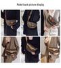 2025 Women's Versatile Chest Bag: Trendy Color Block Crossbody with Chain